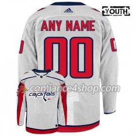 Adidas Maillot de Hockey Washington Capitals Personnaliser Blanc Authentic - Enfant